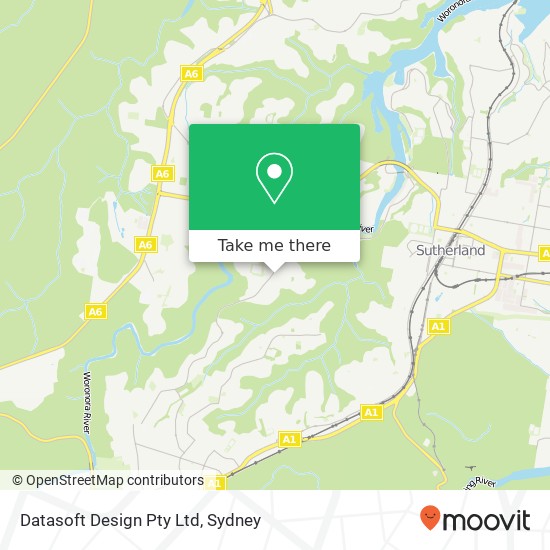 Datasoft Design Pty Ltd map