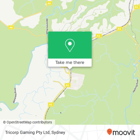 Tricorp Gaming Pty Ltd map