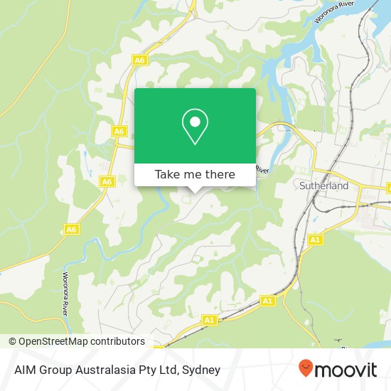 AIM Group Australasia Pty Ltd map