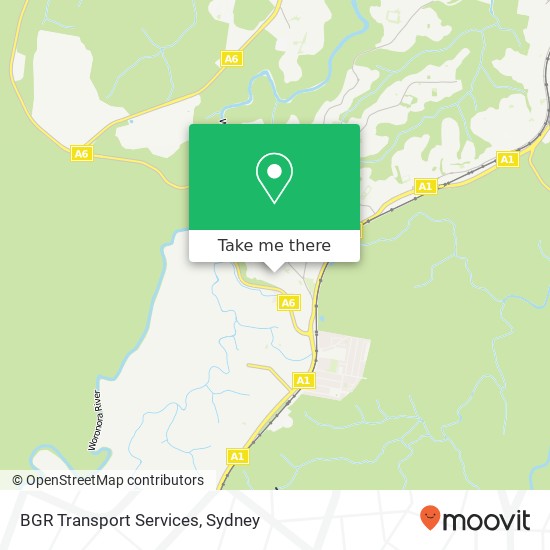 BGR Transport Services map