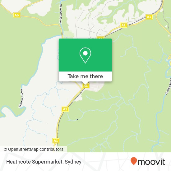 Heathcote Supermarket map