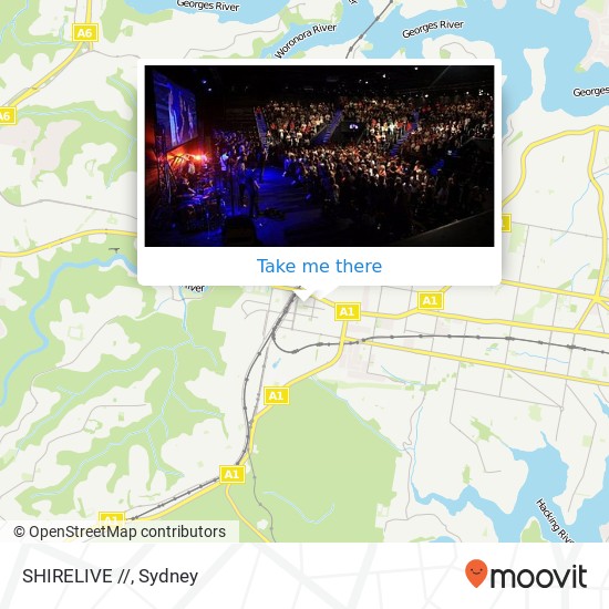 Mapa SHIRELIVE //