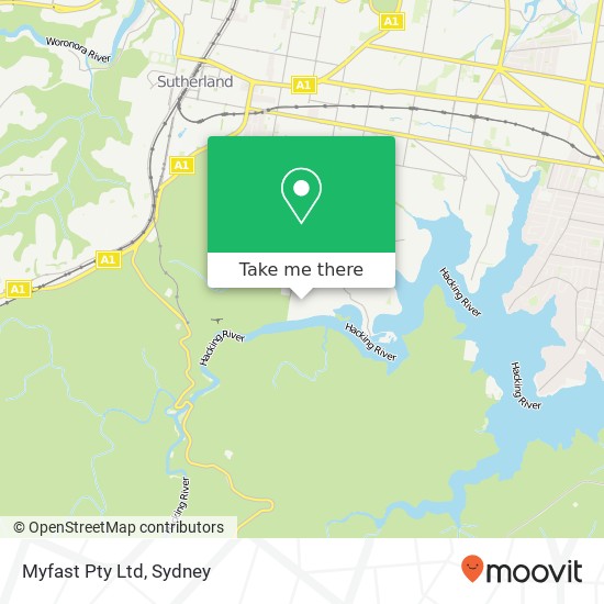 Myfast Pty Ltd map