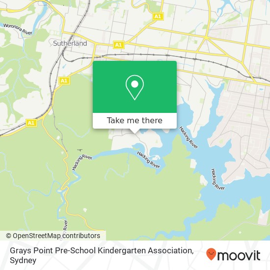 Grays Point Pre-School Kindergarten Association map