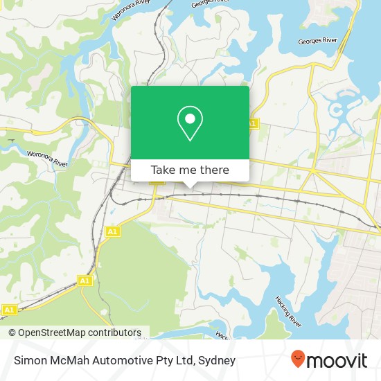 Simon McMah Automotive Pty Ltd map