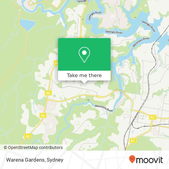 Warena Gardens map