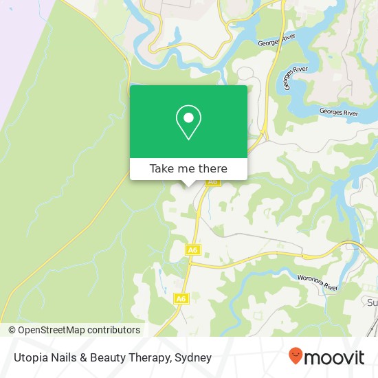 Utopia Nails & Beauty Therapy map