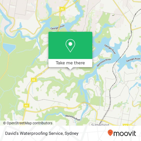 David's Waterproofing Service map