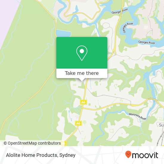 Alolite Home Products map