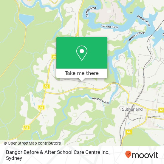 Bangor Before & After School Care Centre Inc. map