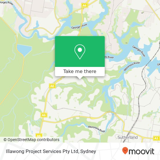 Illawong Project Services Pty Ltd map