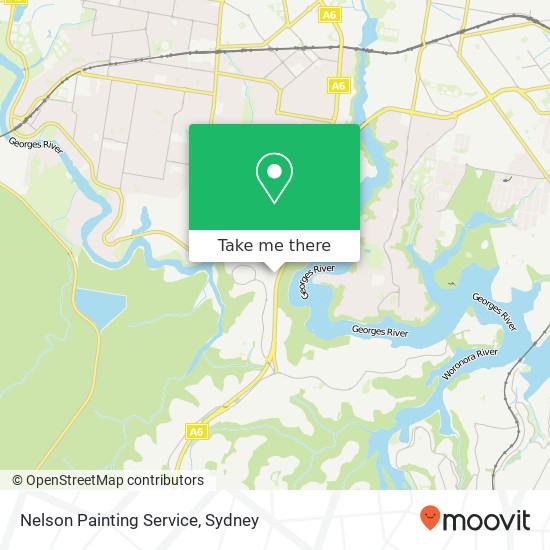 Mapa Nelson Painting Service