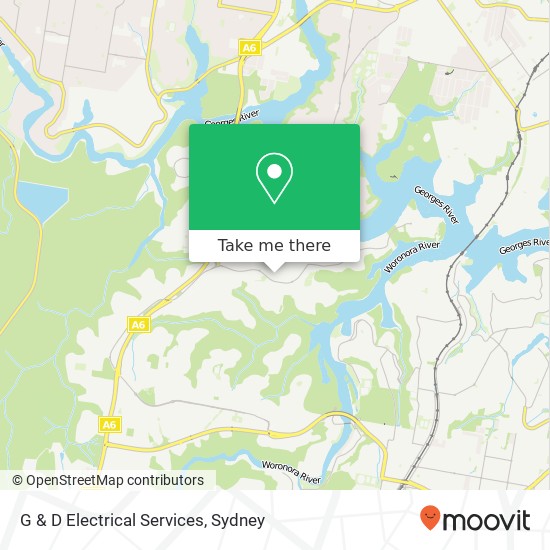 G & D Electrical Services map