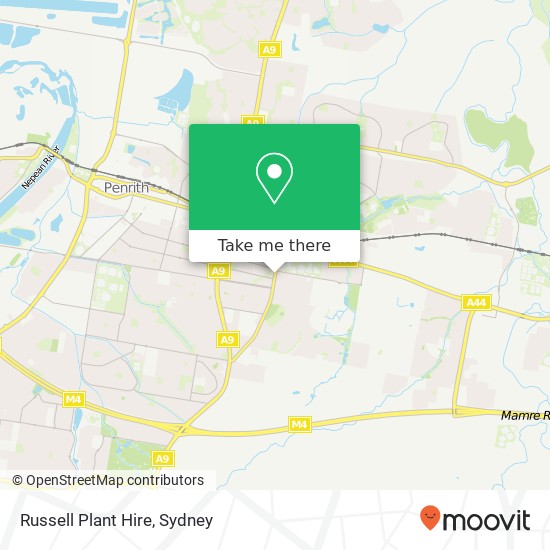 Russell Plant Hire map