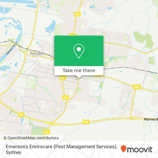 Emerson's Envirocare (Pest Management Services) map