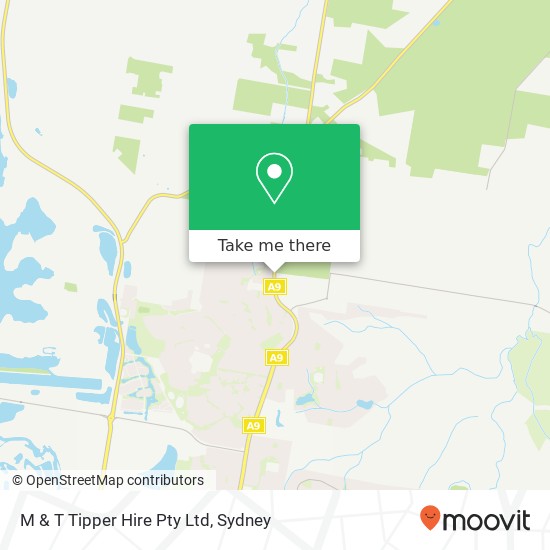 M & T Tipper Hire Pty Ltd map