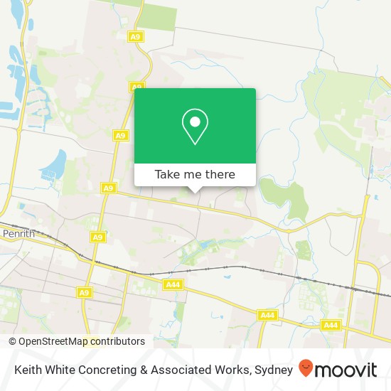 Keith White Concreting & Associated Works map