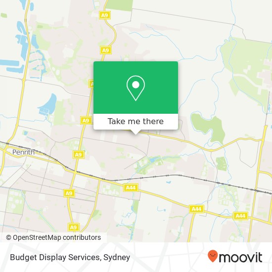 Budget Display Services map