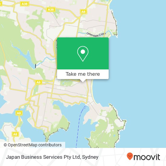 Japan Business Services Pty Ltd map