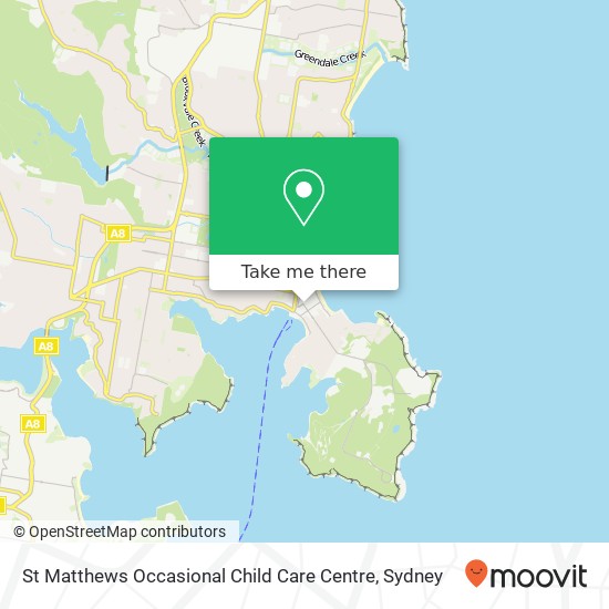 Mapa St Matthews Occasional Child Care Centre