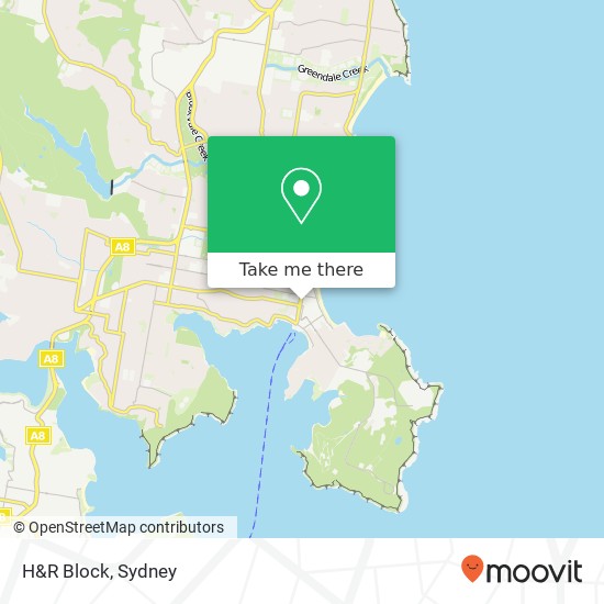 H&R Block map