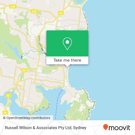 Russell Wilson & Associates Pty Ltd map