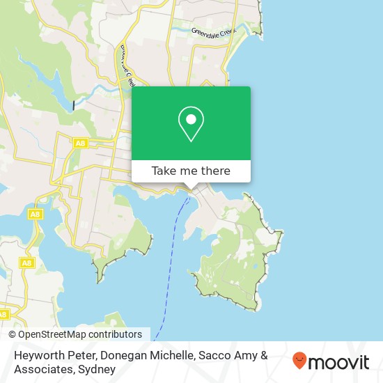 Heyworth Peter, Donegan Michelle, Sacco Amy & Associates map