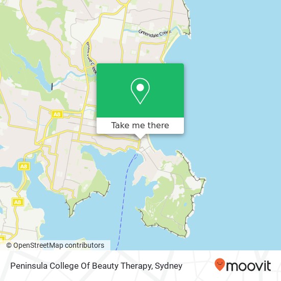 Peninsula College Of Beauty Therapy map