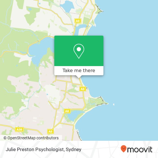 Julie Preston Psychologist map