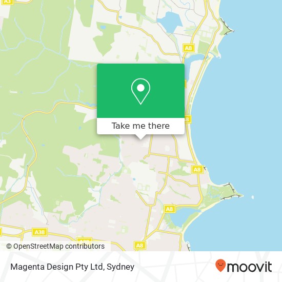 Magenta Design Pty Ltd map