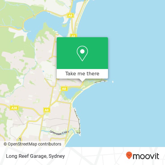 Long Reef Garage map