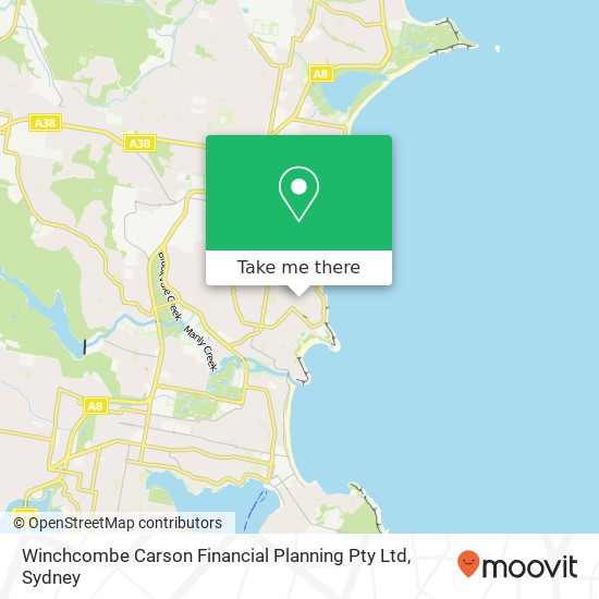 Winchcombe Carson Financial Planning Pty Ltd map