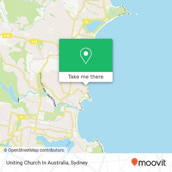 Uniting Church In Australia map
