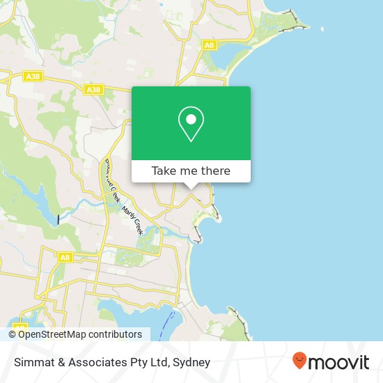 Simmat & Associates Pty Ltd map