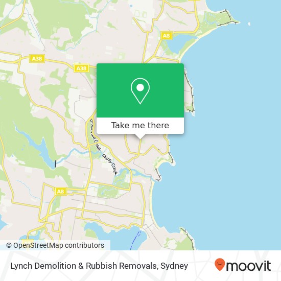 Mapa Lynch Demolition & Rubbish Removals