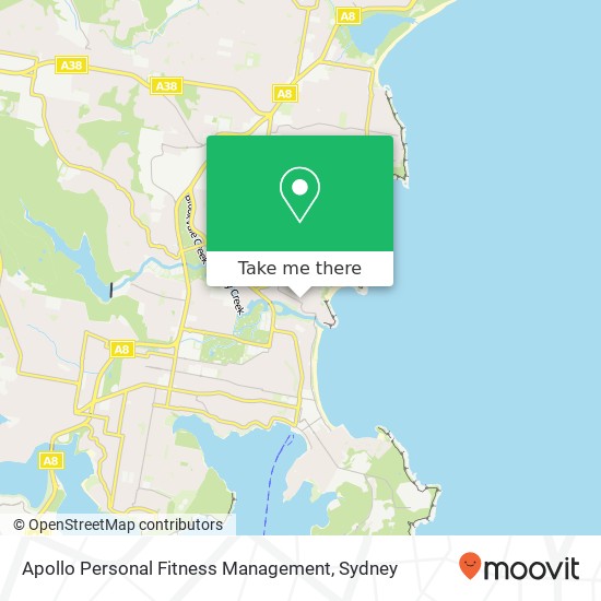 Apollo Personal Fitness Management map