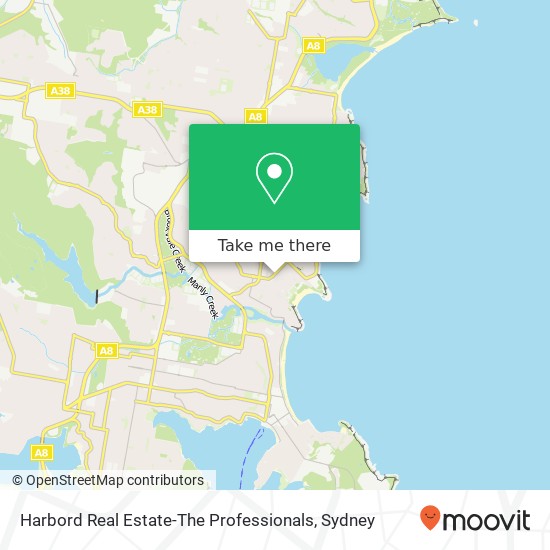 Harbord Real Estate-The Professionals map