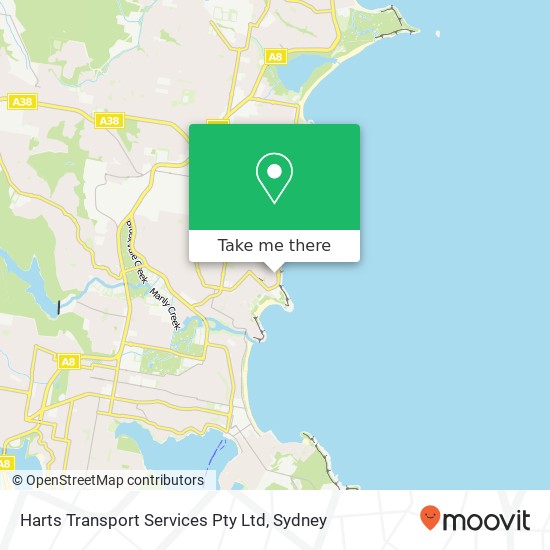 Harts Transport Services Pty Ltd map