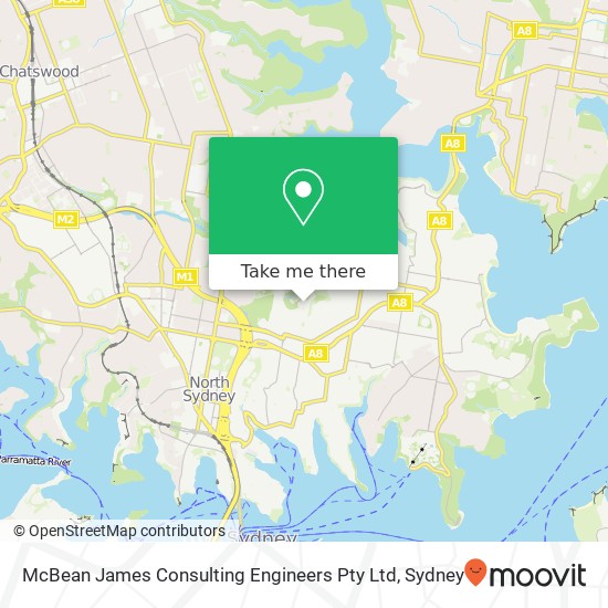 McBean James Consulting Engineers Pty Ltd map