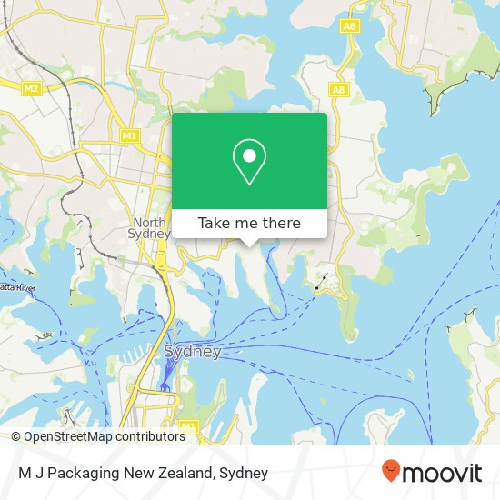 Mapa M J Packaging New Zealand
