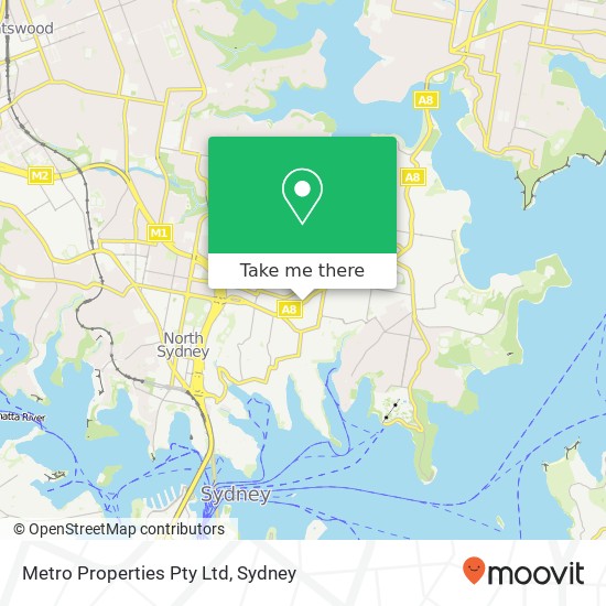 Mapa Metro Properties Pty Ltd
