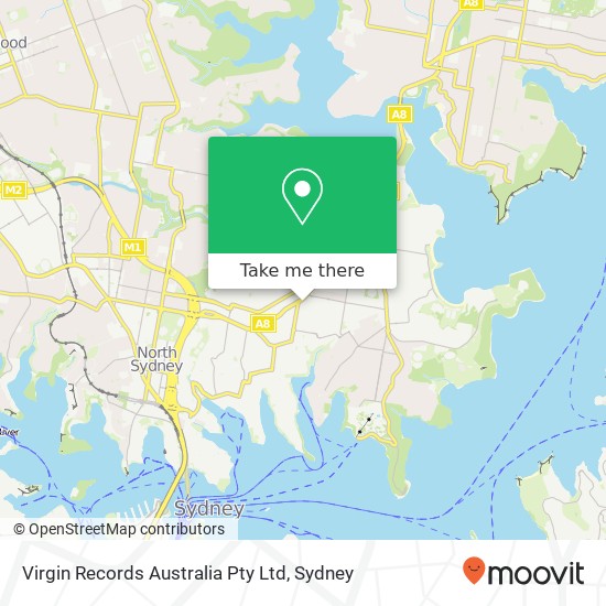 Virgin Records Australia Pty Ltd map