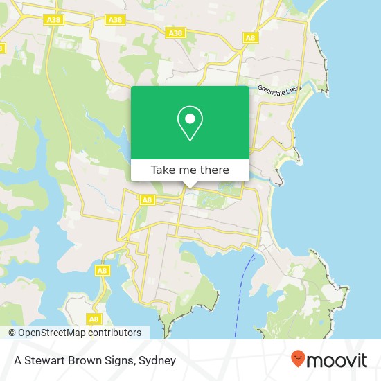 A Stewart Brown Signs map