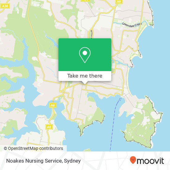 Noakes Nursing Service map