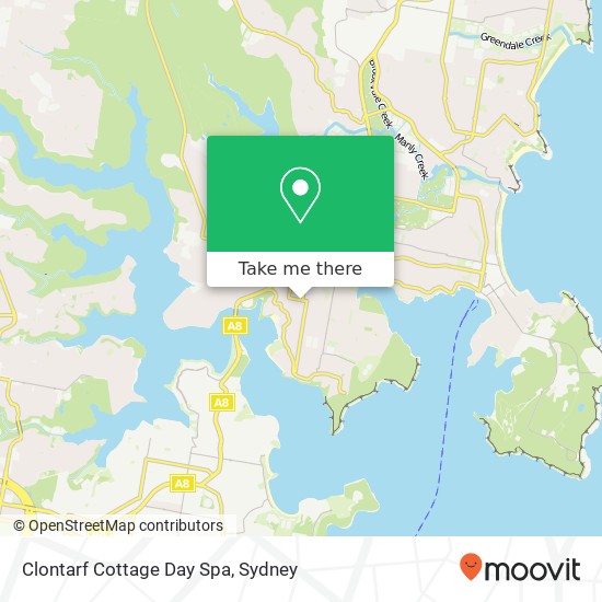Clontarf Cottage Day Spa map