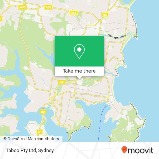 Tabco Pty Ltd map