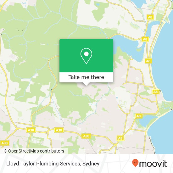 Lloyd Taylor Plumbing Services map