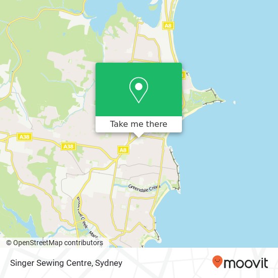 Singer Sewing Centre map