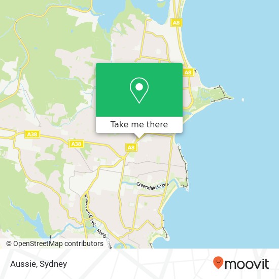 Mapa Aussie