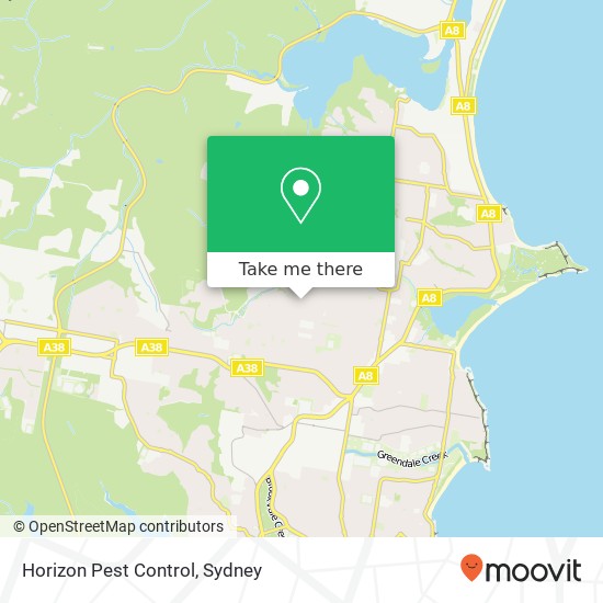 Horizon Pest Control map